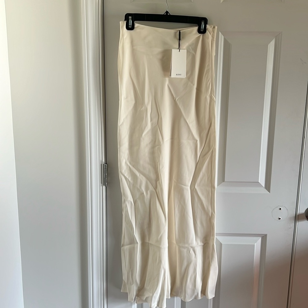 RÓHE skirt 410-32-152 OffWhite Color size 34 Maxi Skirt US Size 2
